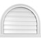 Ekena Millwork Round Top Surface Mount PVC Gable Vent: Functional, w/ 2"W x 2"P Brickmould Sill Frame, 24"W x 20"H GVPRT24X2003SF - alternate 1
